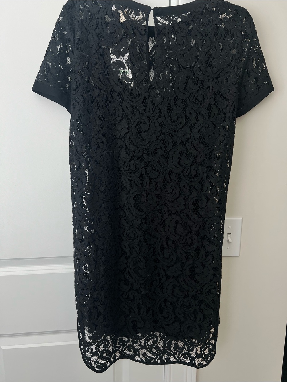 Michael Kors Black Lace Shift Dress - Picture 2 of 5